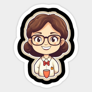 Teacher cute design Sticker